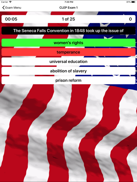 Screenshot #6 pour CLEP US History Prep