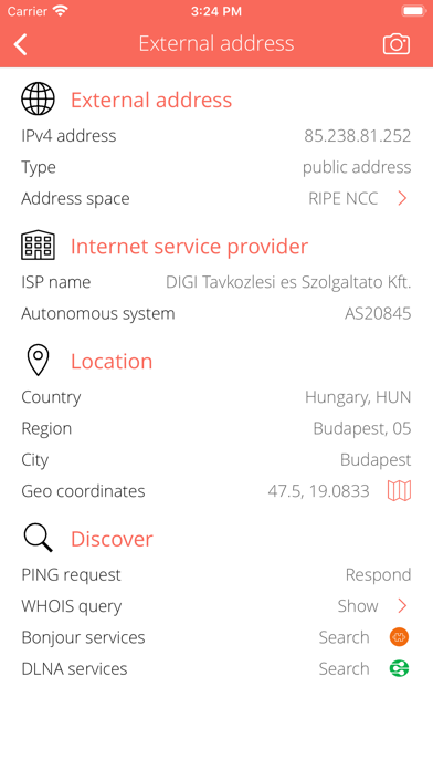 Screenshot #2 pour Hotspot Info