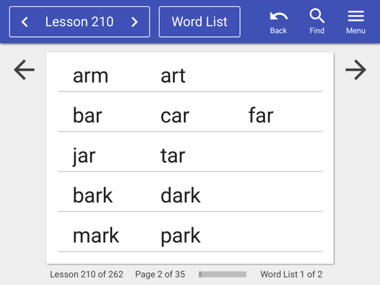Ultimate Phonics Reading App iPad screenshot