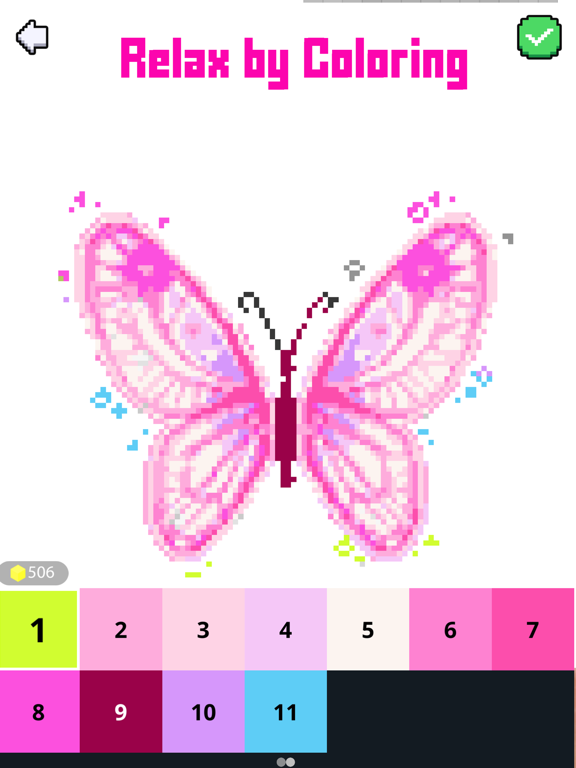 Pixie Art 2D 3D Coloring iPad screenshot