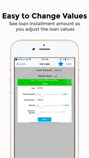 loan emi calculator - flexi iphone screenshot 2