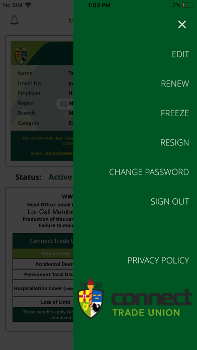 Connect Trade Union screenshot 4
