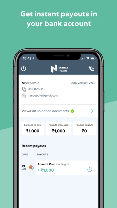 Stanza Nexus: Refer & Earn Screenshot