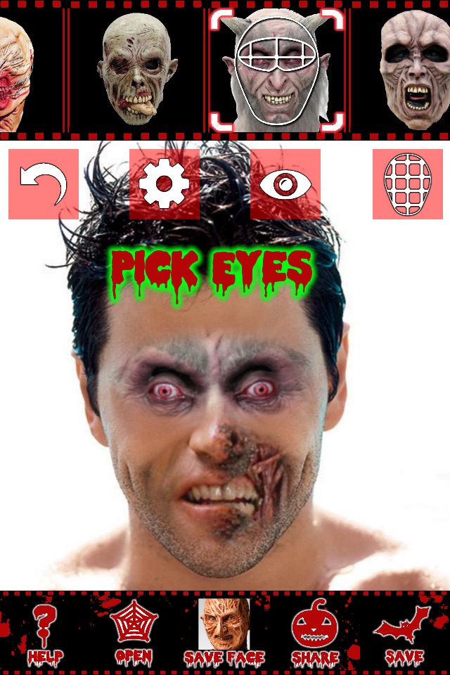 Scary face maker & swap editor screenshot 3