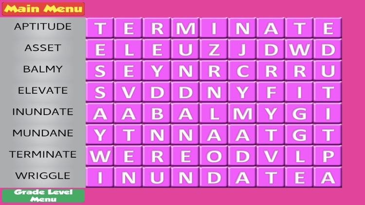 Word Search Grades 1-6 HD screenshot-8