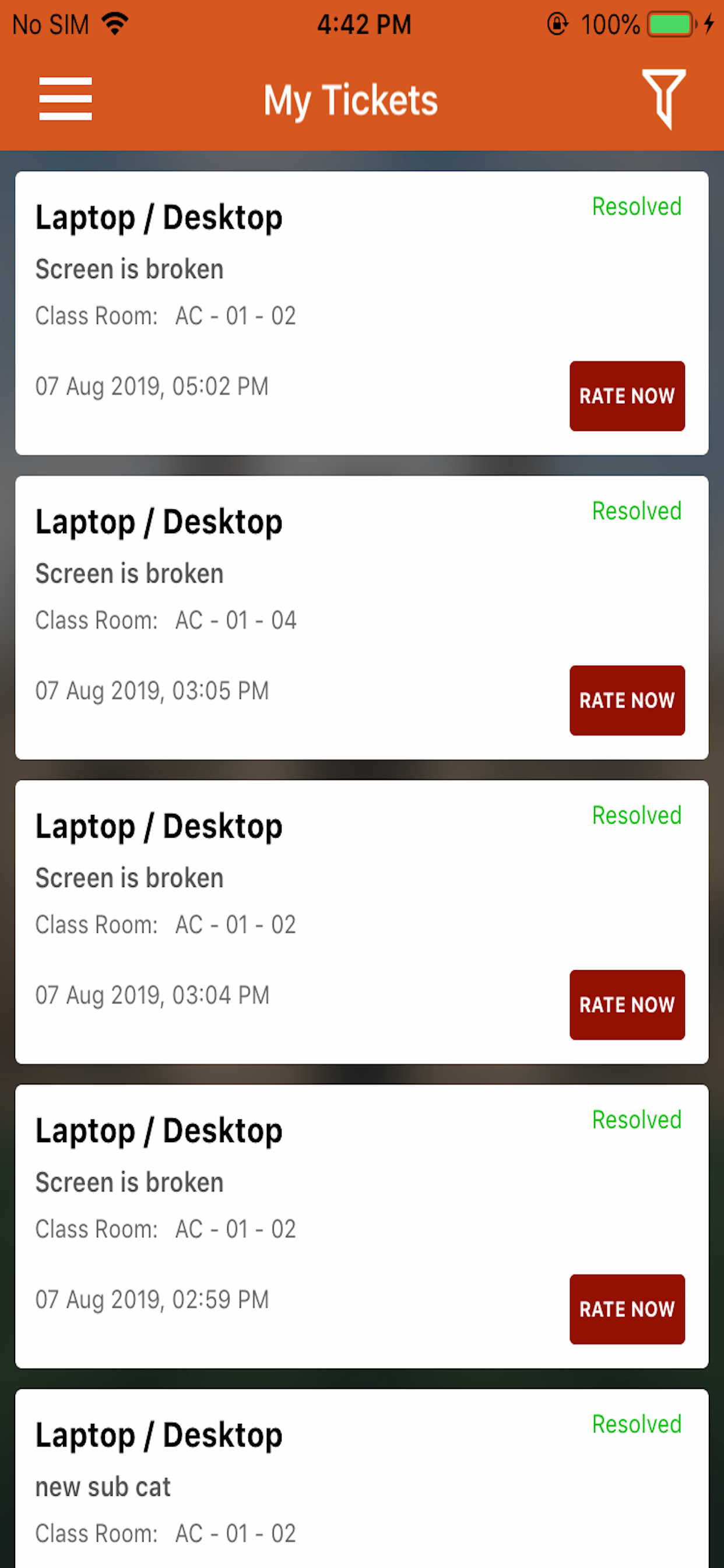 Classroom Emergency App screenshot 2