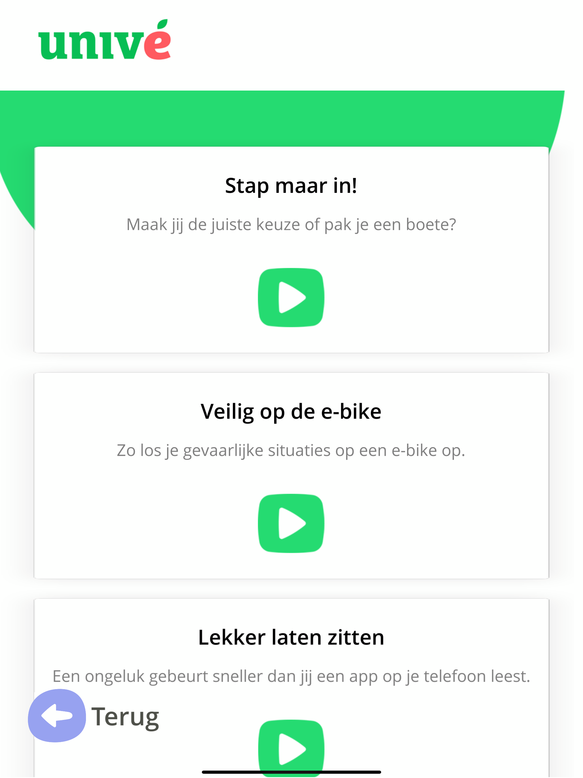 Univé Helpt Verkeersveiligheid