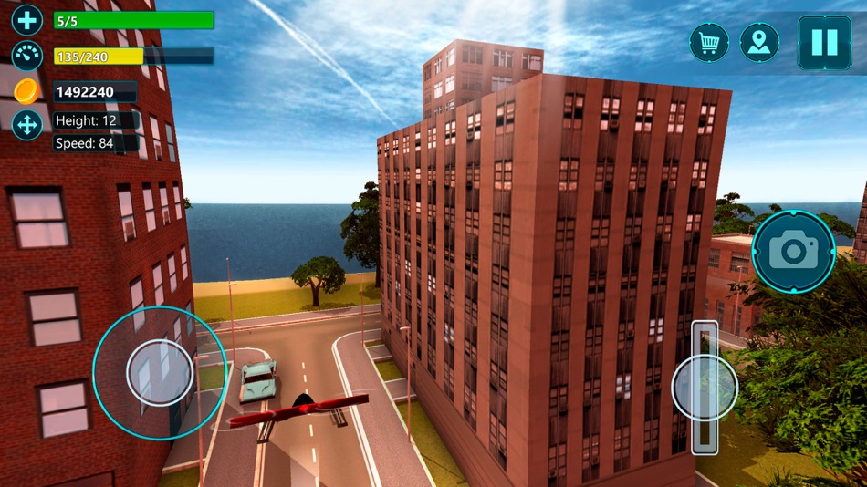 #4. Quadcopter Drone Simulator (iOS) Podle: Tayga Games OOO