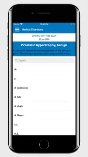 offline medical dictionary iphone screenshot 1