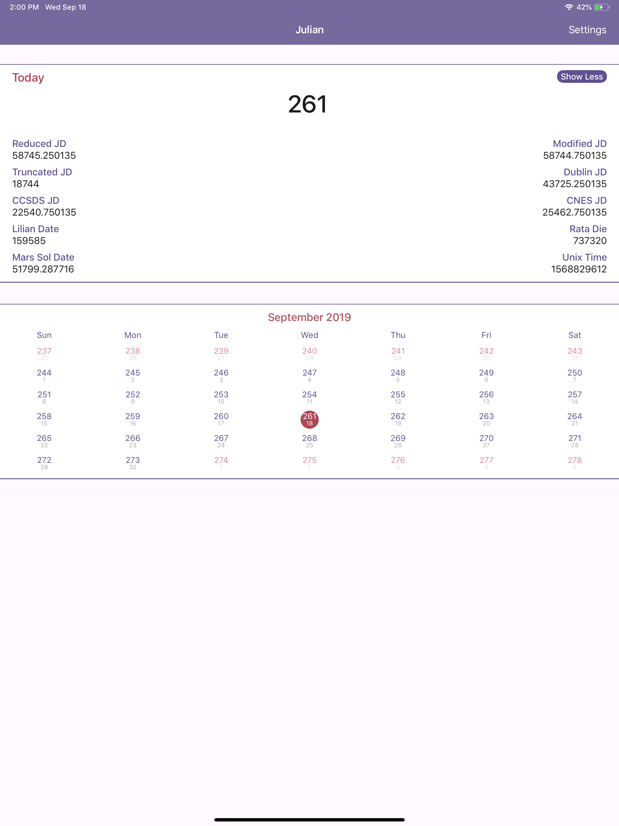 Julian - Quick Dates screenshot 7