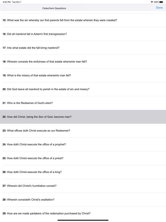 iReformed iPad screenshot 4 - Reference app