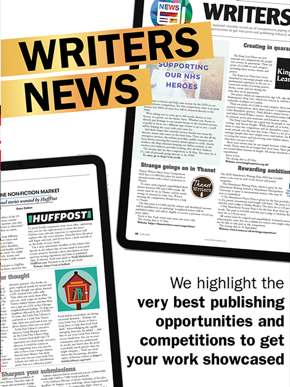 Writing Magazine iPad screenshot 4 - Education app