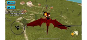 Fire Flying Dragon Simulator screenshot #2 for iPhone