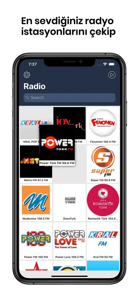 Radyo ve Müzik Canlı FM Oyuncu