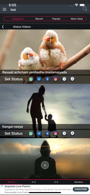 Isai: Tamil video songs 2019(圖8)-速報App