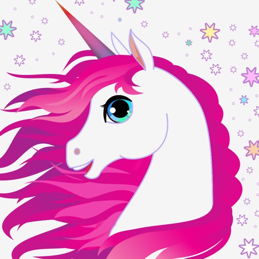 Pink Unicorn Stickers icon