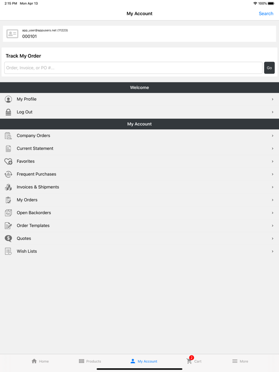 Rudolph Bros. & Co. iPad screenshot 5 - Business app