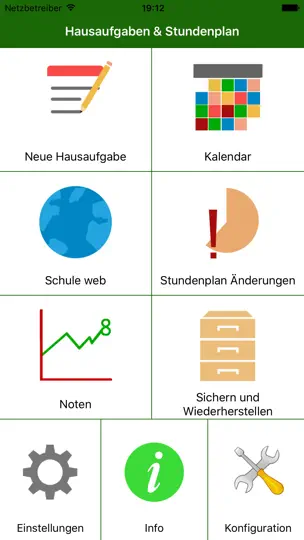 Screenshot von HausAufgaben & Stundenplan App auf dem iPhone 1