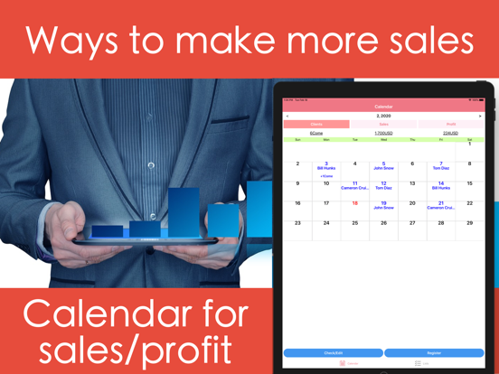 Client Book, CustoMan iPad screenshot 1 - Reference app