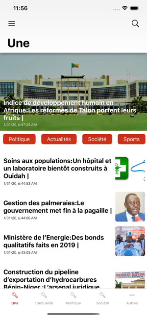 Le Matinal : L'actualité Bénin(圖2)-速報App