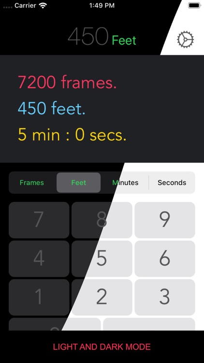 Frames Feet Time Converter screenshot-4