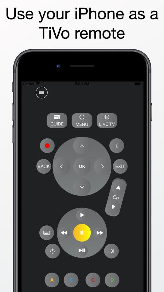 #1. Easy Remote for TiVo (iOS) 由: Thomas Backes