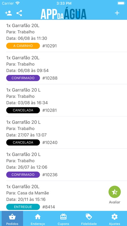 App da Água - Juggo - Delivery