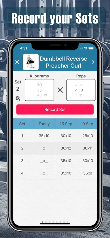 Warrior Gym Workout Tracker