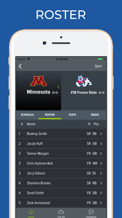 Minnesota Football Schedules screenshot 3