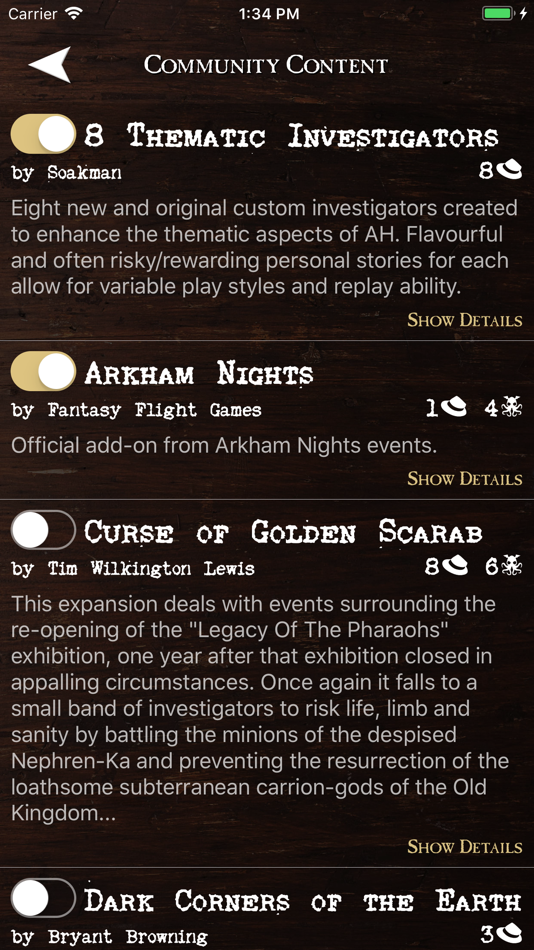 #8. Assistant for Arkham Horror (iOS) 由: Petr Hejkal