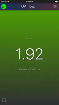 UV Index - App iphone bilder 1