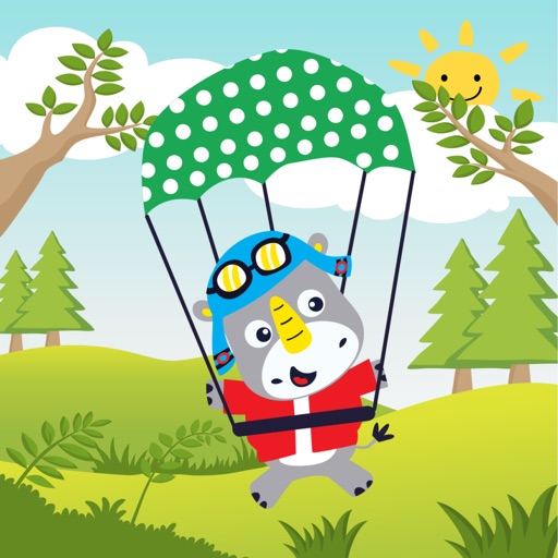 RHINO SKYDIVING IN RING