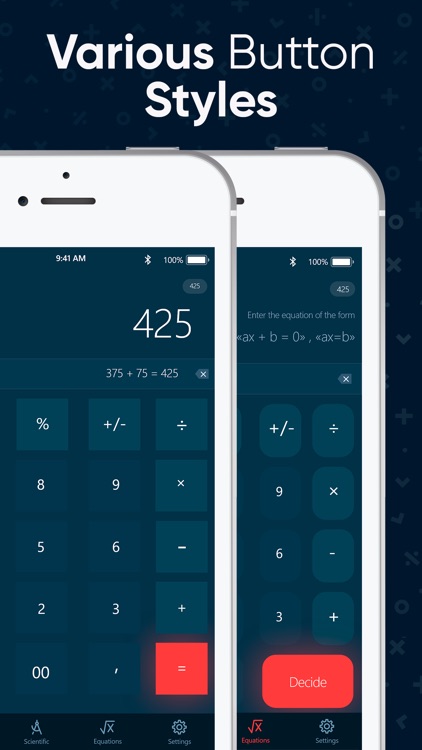Calculator + Equation Solver screenshot-5
