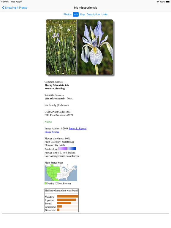 Screenshot #6 pour Idaho Wildflower Search