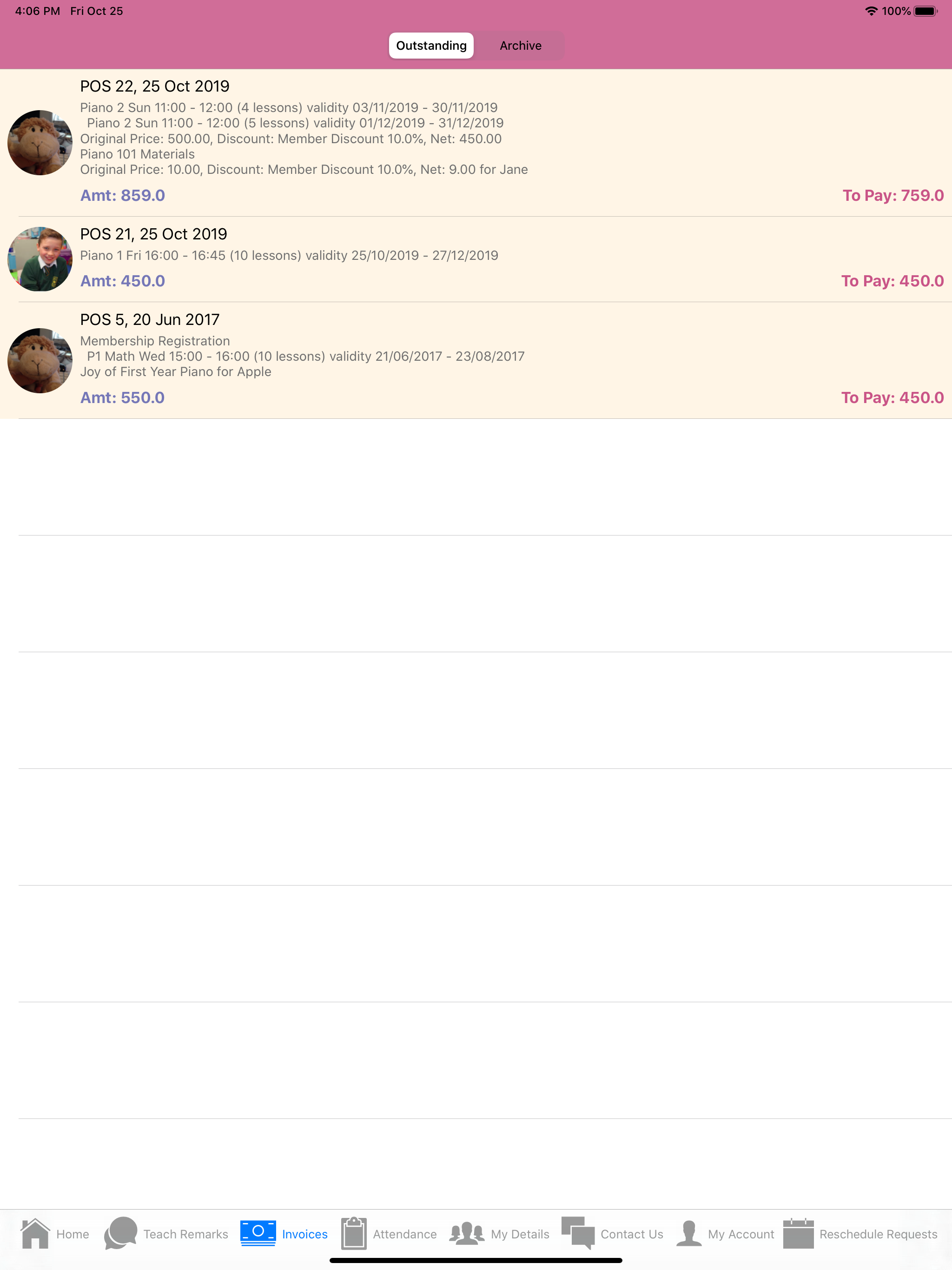 StudentLogic ParentsApp