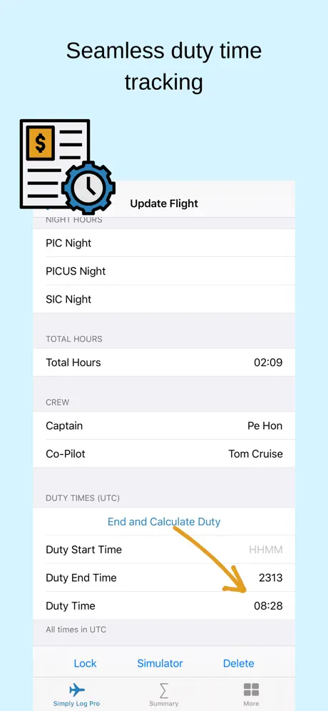 SimplyLog – Pilot Logbook