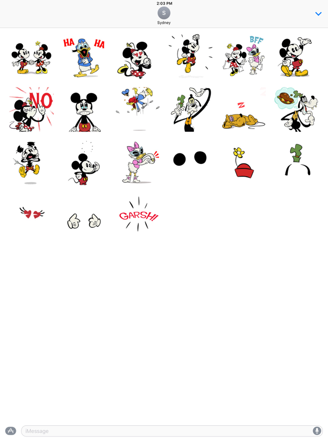 ‎Disney Stickers: Mickey Screenshot