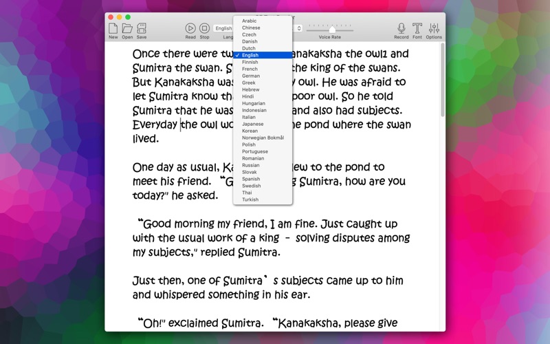 OE Text Reader скриншот программы 2