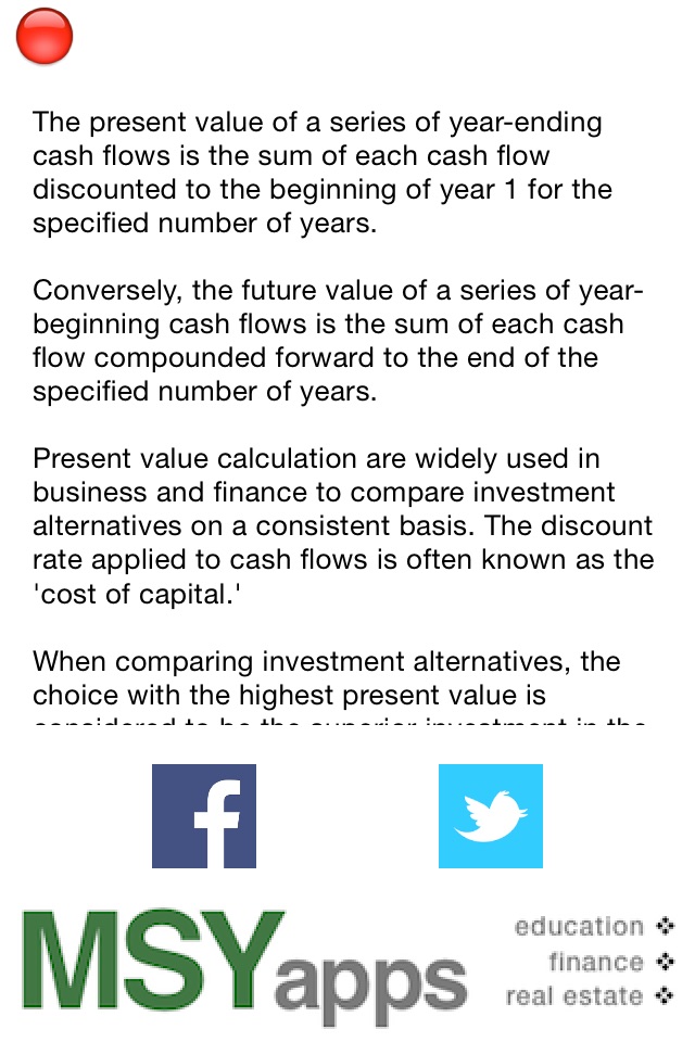 Quick Present Value screenshot 2