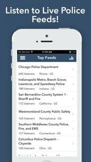 police radio scanner & fire iphone screenshot 1