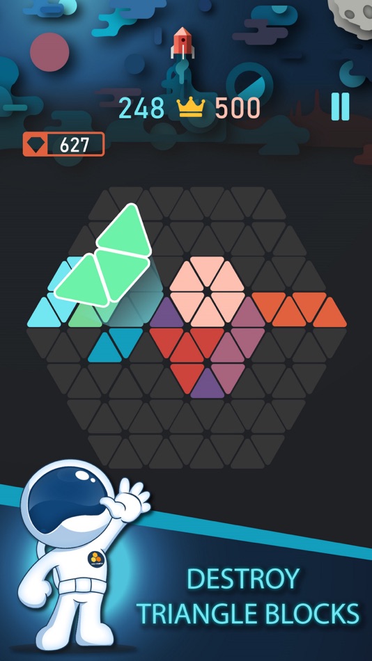 #1. Trigon : Triangle Block Puzzle (iOS) 由: IEC GLOBAL PTY LTD