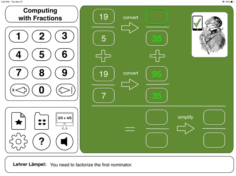 Lehrer Lämpel: Fractions