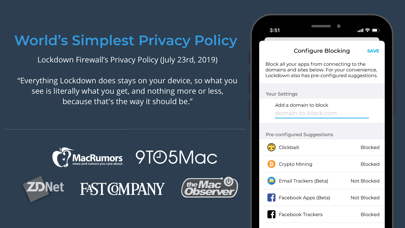 Lockdown Privacy: AdBlock VPN screenshot 3