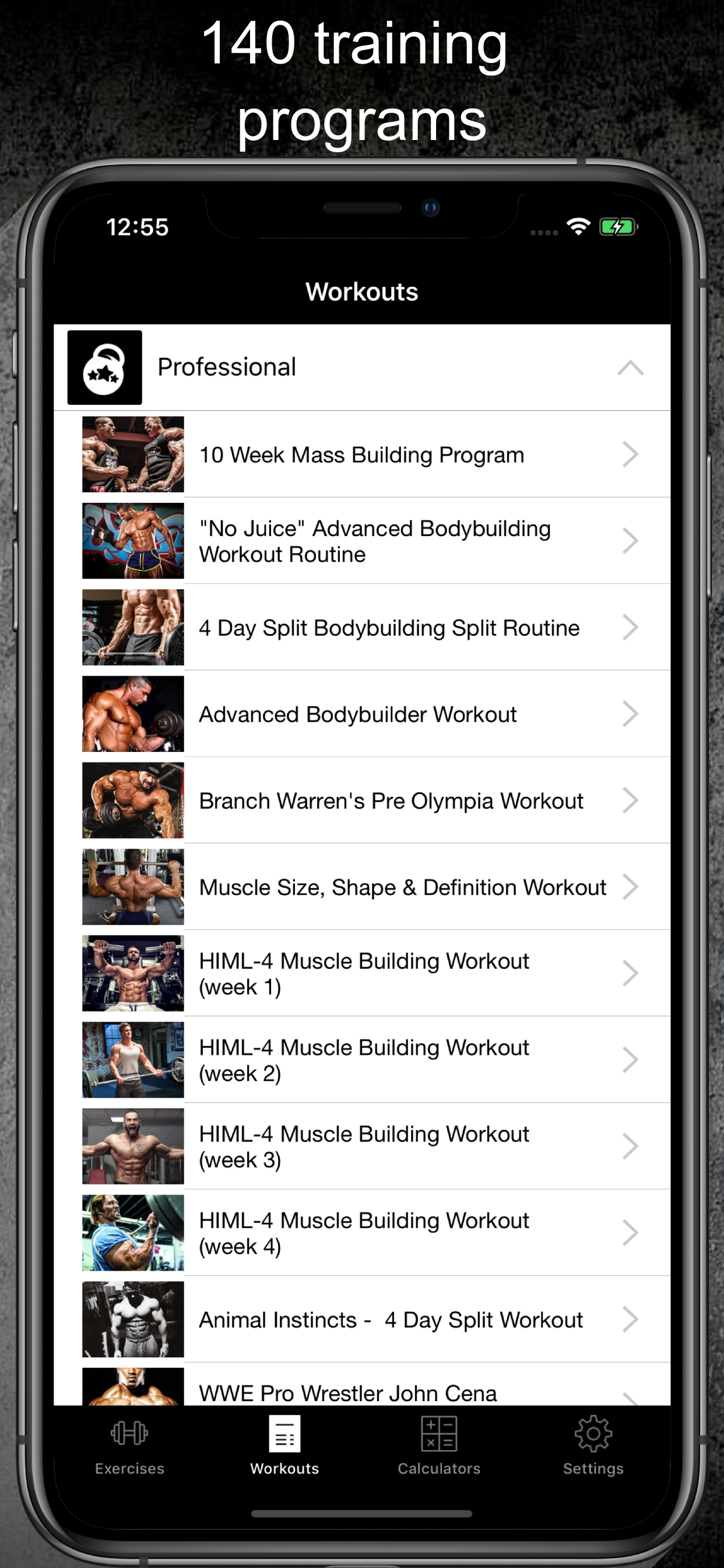 Gym Guide Pro workouts