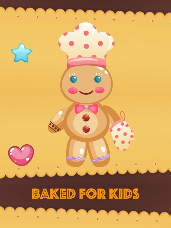 Gingerbread man games for kids iPad screenshot