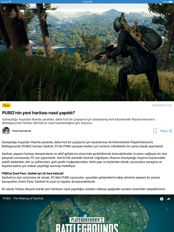 TeknolojiOku iPad screenshot 4 - News app