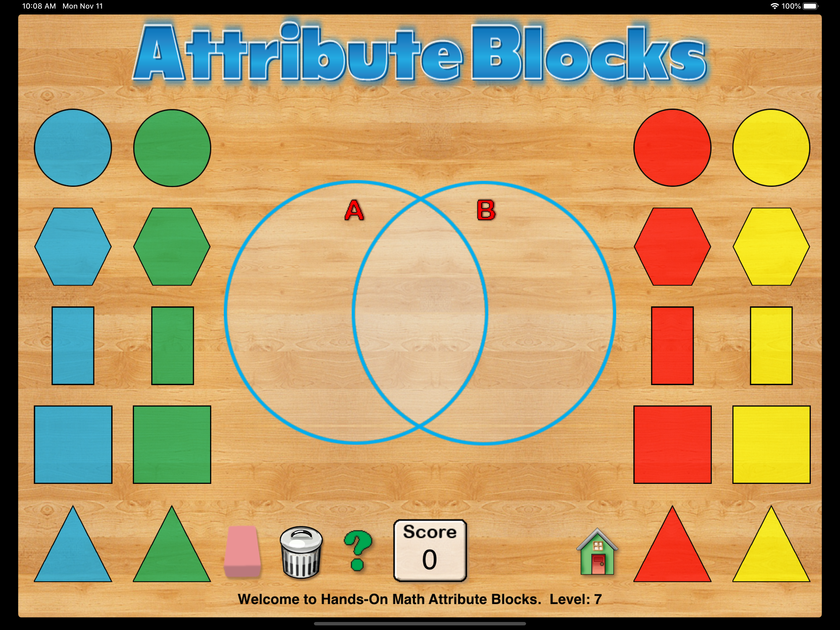 Hands-On Math Attribute Blocks screenshot 5