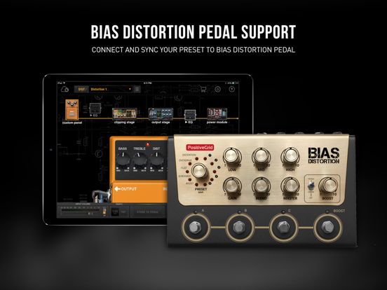 BIAS Pedal iPad app afbeelding 5