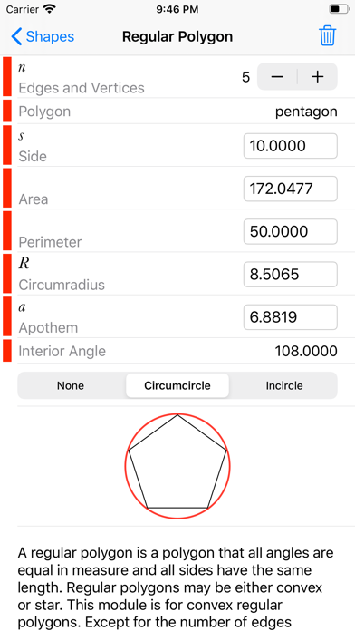 Geometry Calculator++のおすすめ画像8