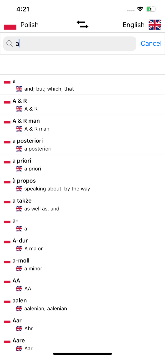 Polish-English Dictionary